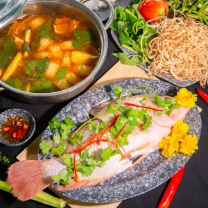 Lẩu cá diêu hồng