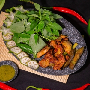 Vú dê nướng