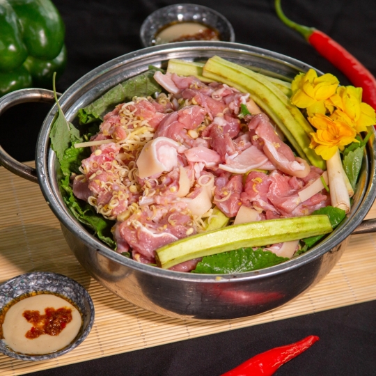 Dê hấp là tía tô